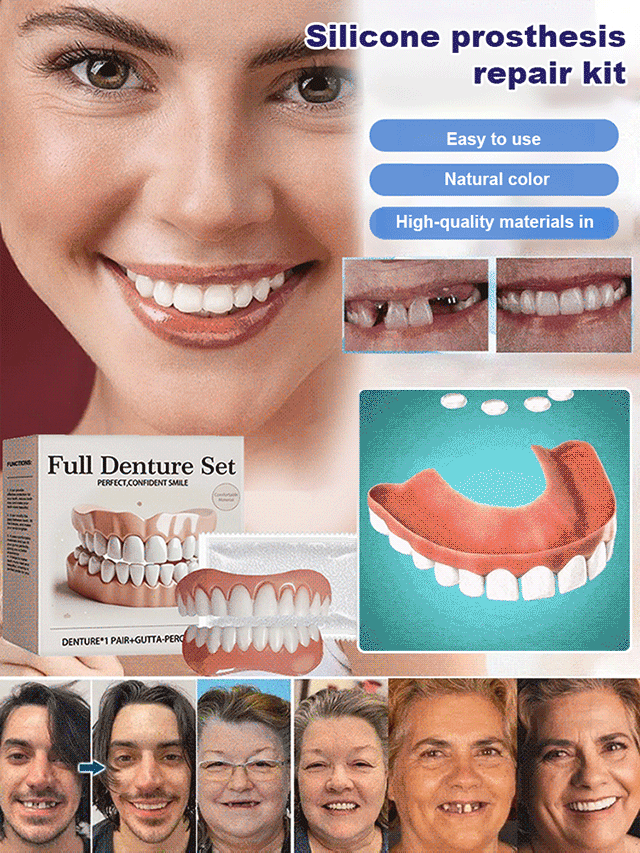 Denture cosmetic set