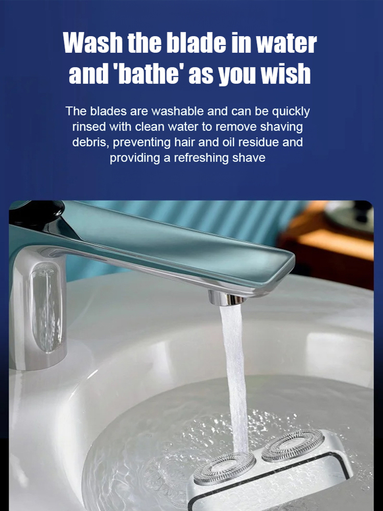 ✂️✂️✂️Digital display mini portable shaver, shave clean and you will look 20 years younger 🔋Ultra-long battery life, instant clean with one shave, easy rinse for cleaning, compact size, and highly portable.