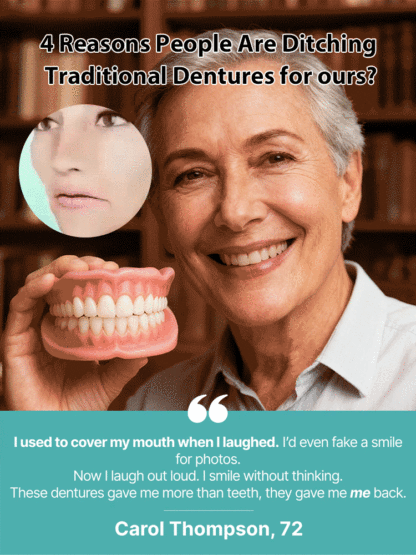 Natural Smile Denture Set – Over 200,000 units sold in just 3 days! ✨ 100% satisfaction guaranteed – Fixes yellowing teeth and missing teeth in seconds.