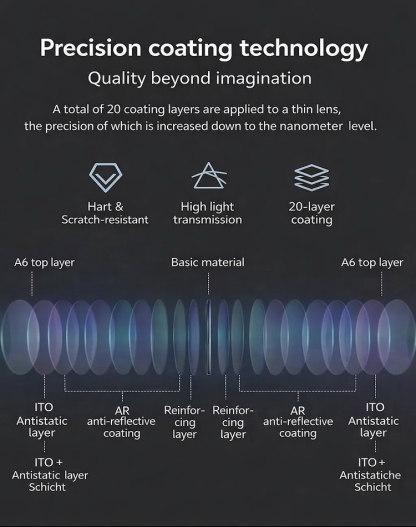 👓 Ophthalmologist-Recommended | Sabae Precision Eyewear Auto-Focus Reading Glasses with Blue Light Protection • No Eye Exam Needed • Adjustable from –10.0 to +10.0 Diopters • Ultra-Lightweigh