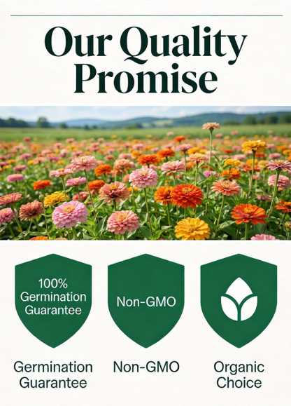 Double-flowered zinnia seeds sowing and blooming