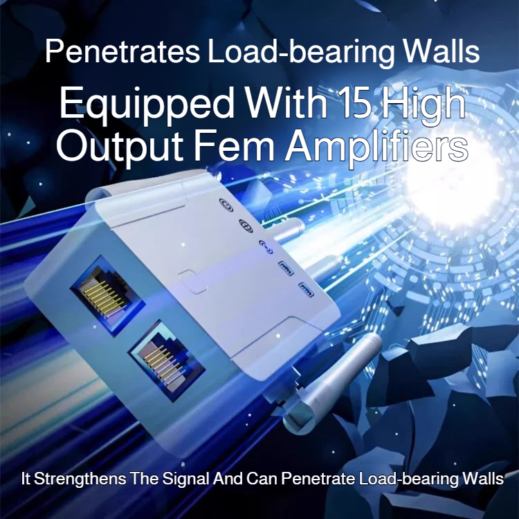 Bedroom Signal Booster Wireless Extender Through Wall Repeater Wifi Signal Amplifier Wired Booster