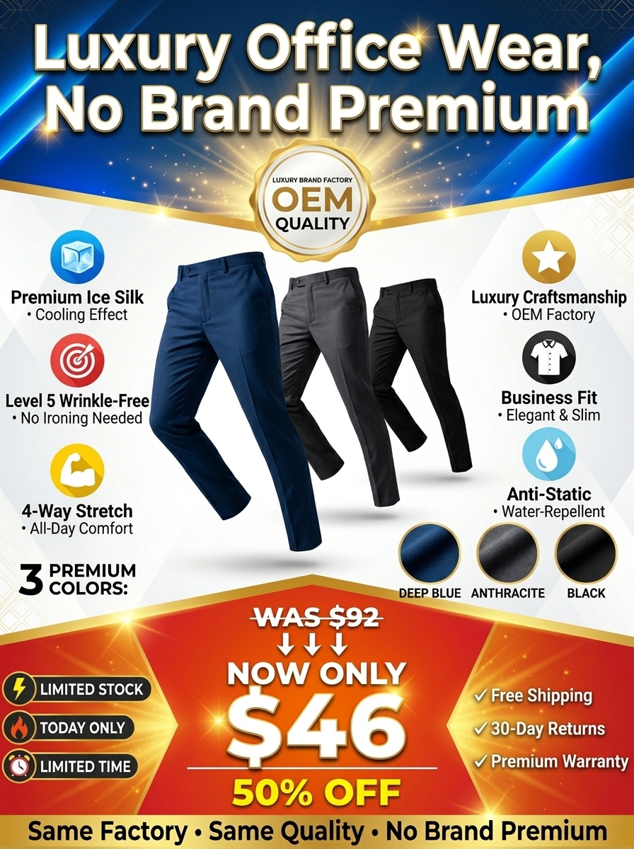 ❄️ Icy-Cool Comfort Pants – Where Cool Meets Confidence