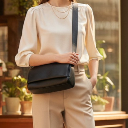 ✨ Paris Fashion Week Bag | French Designer + Italian Full-Grain Leather | Burger Price!