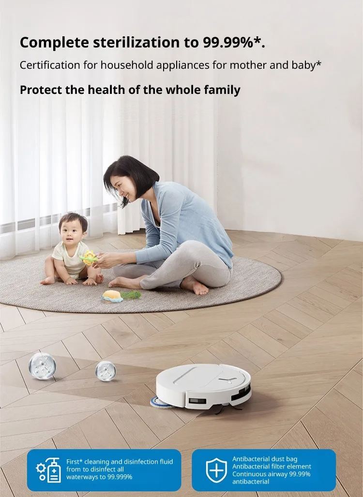 Intelligent three in one sweeping machine