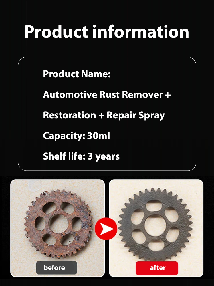 Car Rust Remover & Renovation Repair Spray