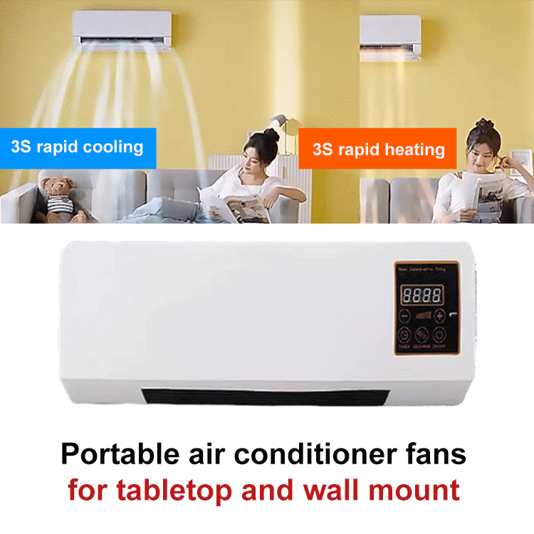Heating and cooling mobile small air conditioner