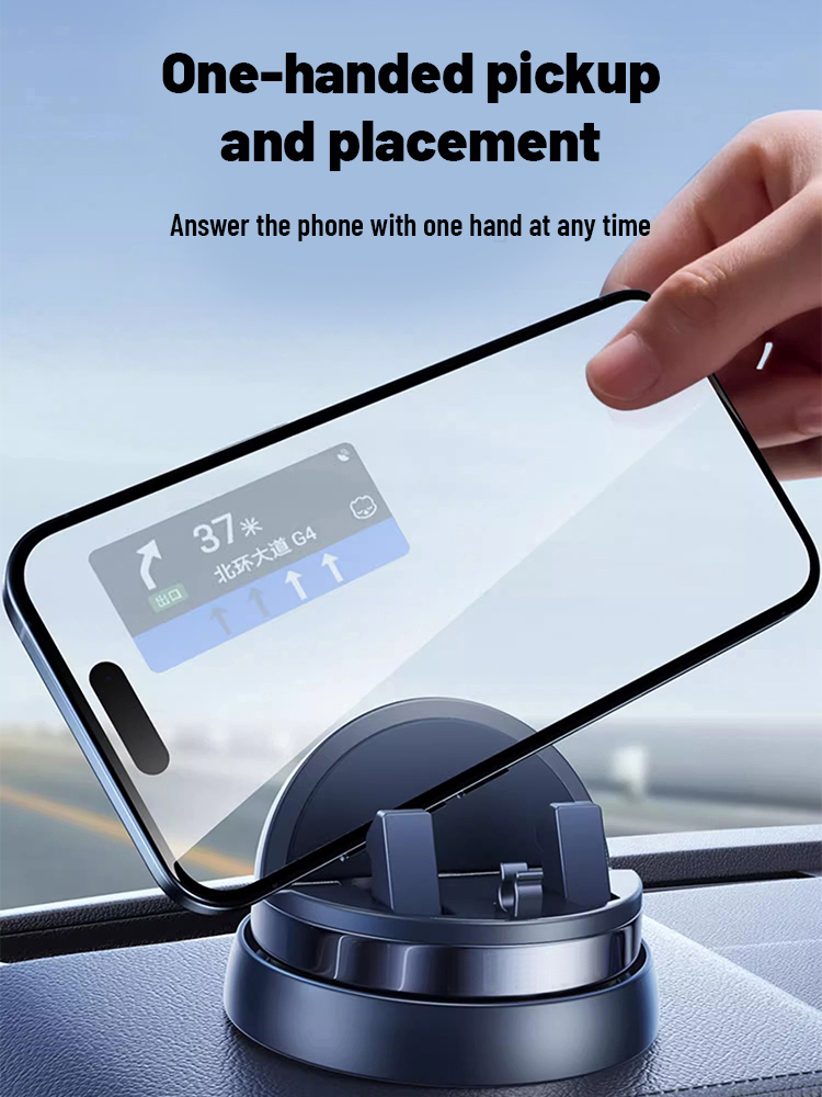 【No fear of bumpy roads and emergency braking】Smartphone Holder 🔥Automatic adsorption and 360-degree adjustment, as firm as if welded on!