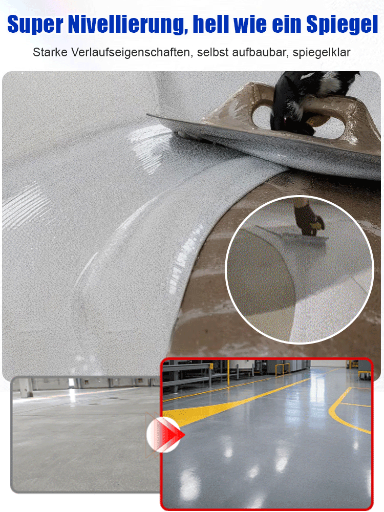 Umweltfreundliche Farbe – 1 Eimer für 100 m² ✨ In nur 2 Stunden trocken ✨ Ideal auch für staubige und sandige Böden – glatte Fliesenoptik garantiert ✨