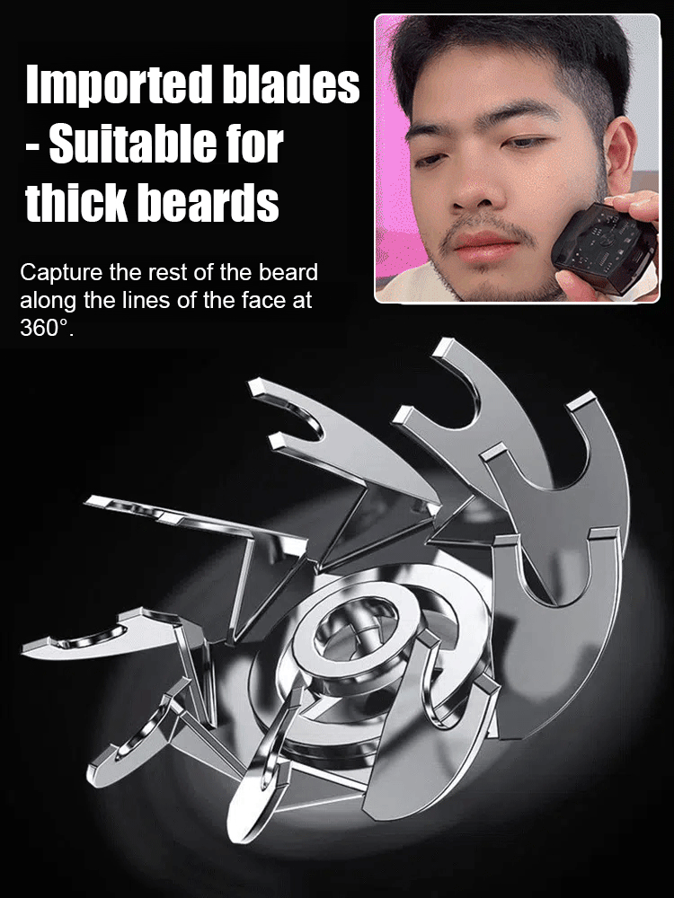 Twin-engine trendy mecha razor