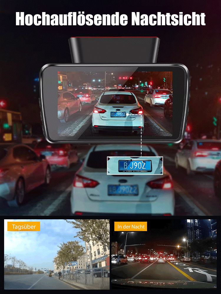 1080P HD Infrarot-Nachtsicht-Dashcam