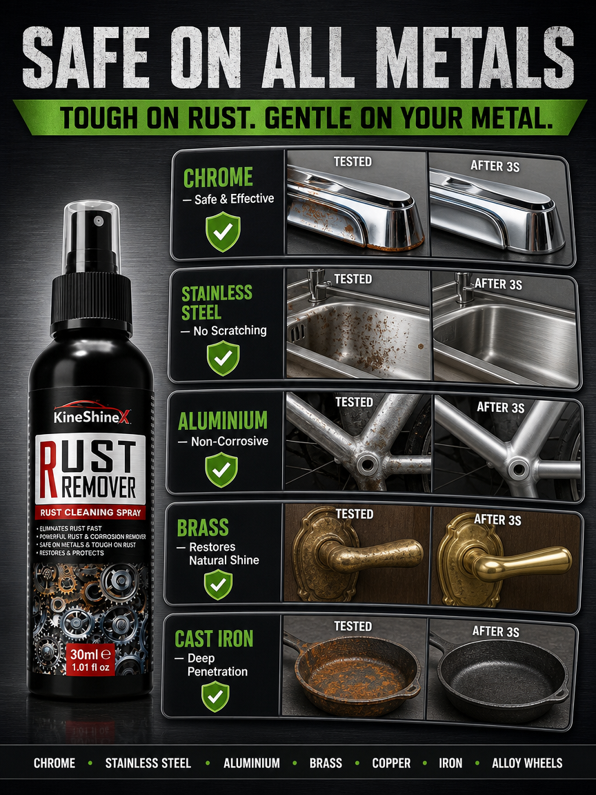 Powerful Rust Remover Spray [Removes Rust in Three Seconds]