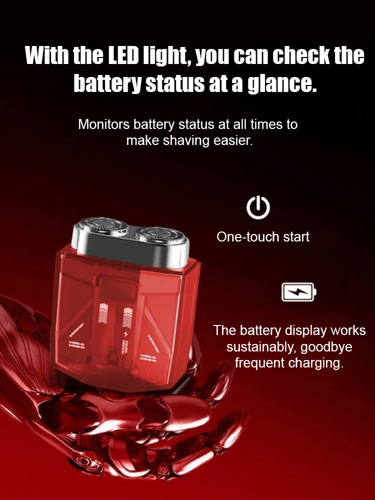 Twin-engine trendy mecha razor