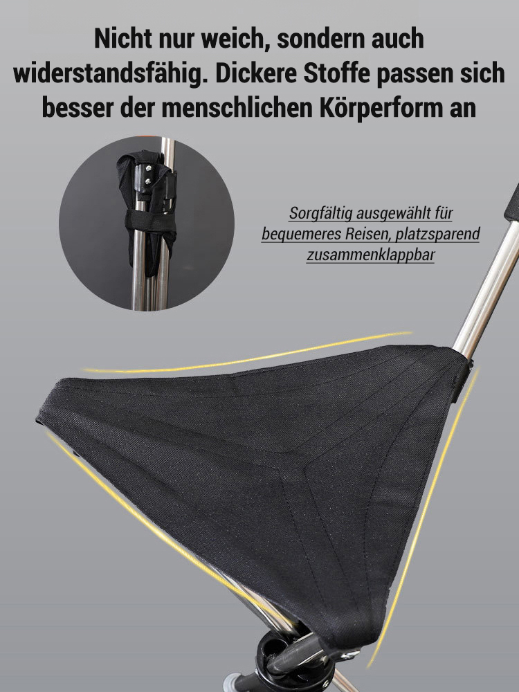 Sicher Gehen und jederzeit Sitzen – mit dem empfohlenen Gehstock