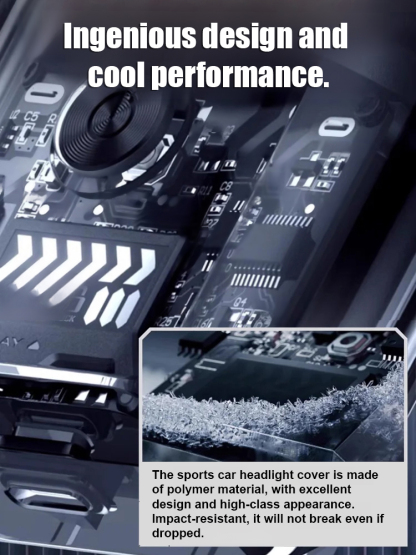 Twin-engine trendy mecha razor