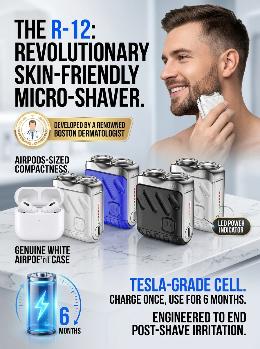 Rotary Dual-Ring Electric Shaver