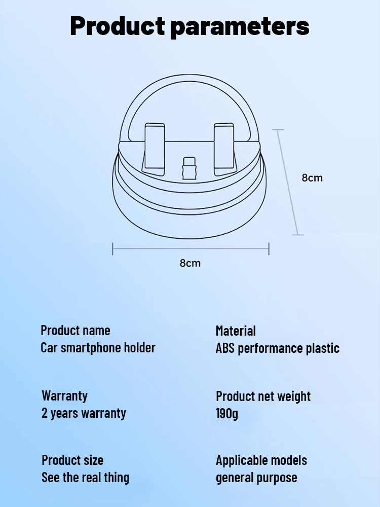 【No fear of bumpy roads and emergency braking】Smartphone Holder 🔥Automatic adsorption and 360-degree adjustment, as firm as if welded on!