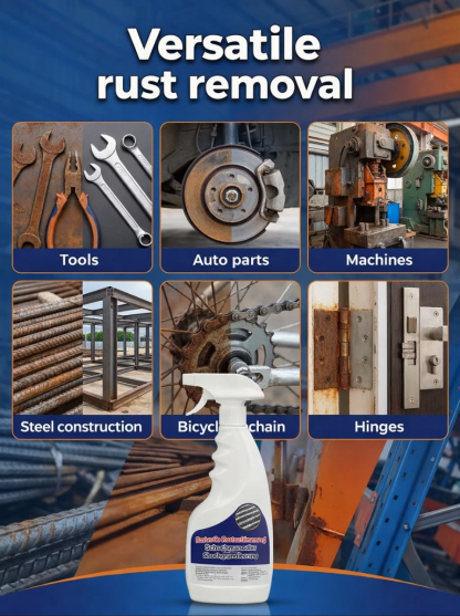 🛠️ 【Instant Rust Eraser】Ultra-Strong Metal Revival Spray