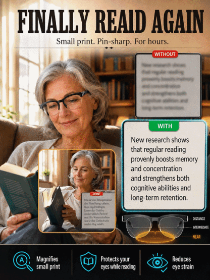 Smart Zoom Color-Changing Solar Real-Time AI Translation Glasses