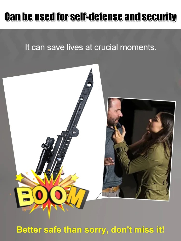 Crafted by the Munich Arms Factory ✨🎯 Sniper-Sharp Precision at 100 Meters! Laser-Guided Slingshot 