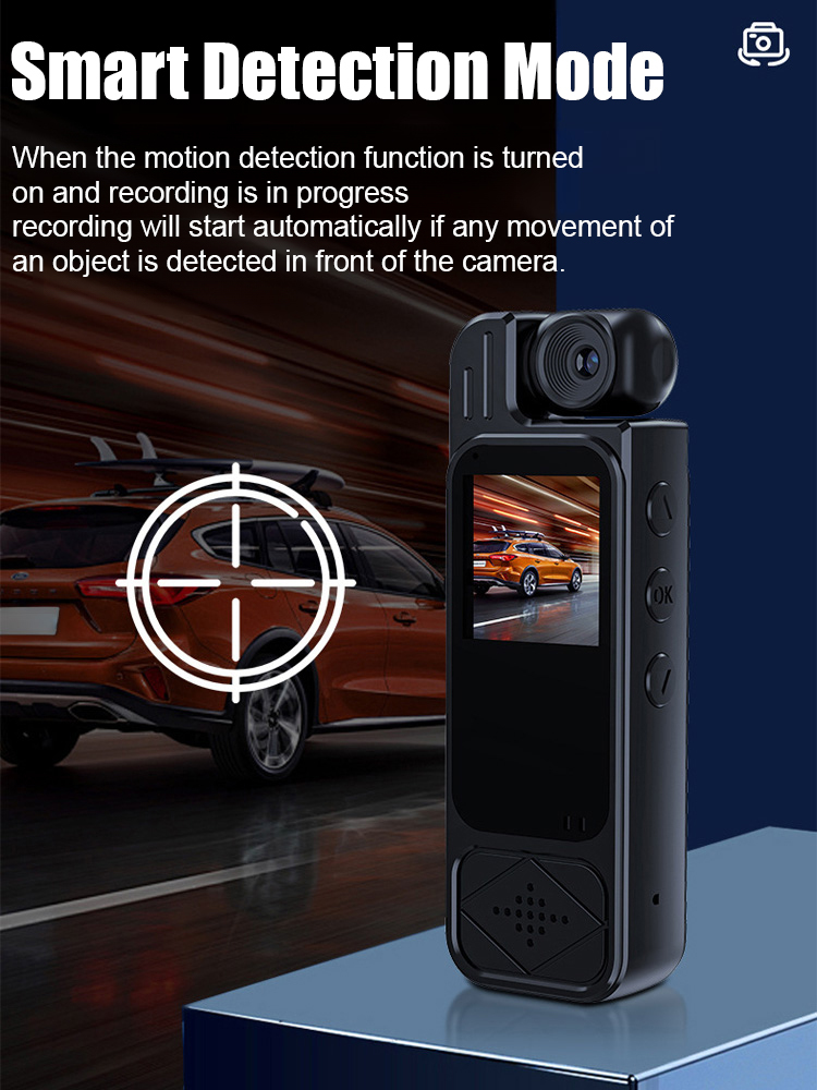 Portable recorder with screen