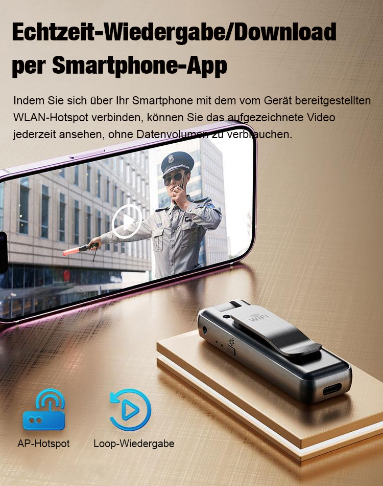 Mini-Infrarot-Nachtsichtkamera mit extrem langer Akkulaufzeit 😊 Behalten Sie auch unterwegs jederzeit den Überblick