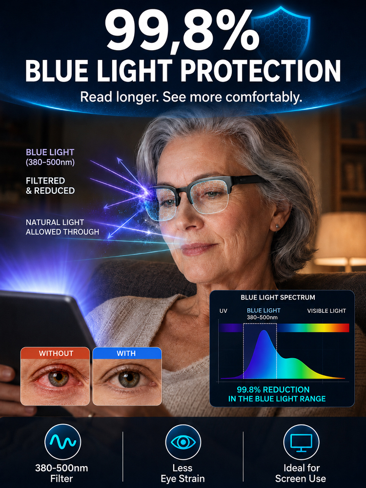 Smart Zoom Color-Changing Solar Real-Time AI Translation Glasses