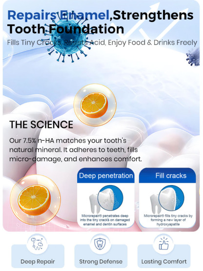 🦷 Tooth Regeneration Care Drops Powered by Shark Cartilage Protein + Hydroxyapatite  ✨Whitens teeth • Repairs enamel • Freshens breath • Supports natural tooth renewal