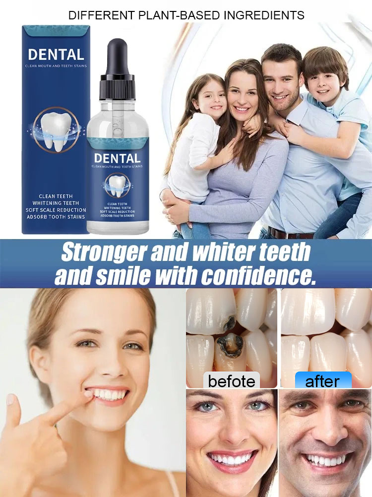 🦷 Tooth Regeneration Care Drops Powered by Shark Cartilage Protein + Hydroxyapatite  ✨Whitens teeth • Repairs enamel • Freshens breath • Supports natural tooth renewal