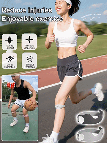 Professional patellar strap shock--absorbing breathable protector