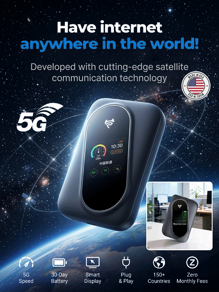 🌍One-Time Purchase for Lifetime Free Global 4K Internet — No SIM, No Monthly Fees, No Signal Dead Zones!🚀