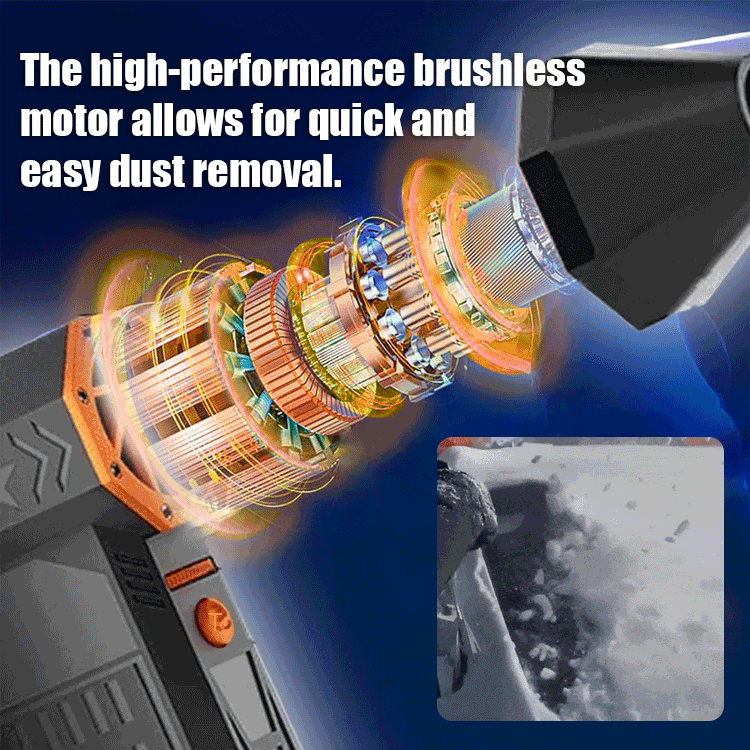 【Clear Snow in 3 Seconds—Without Damaging Your Car 🚗】 Thermal Storm Turbine Blower for Snow & Dust Removal, Drying, Fire Starting, and Inflation 🔥