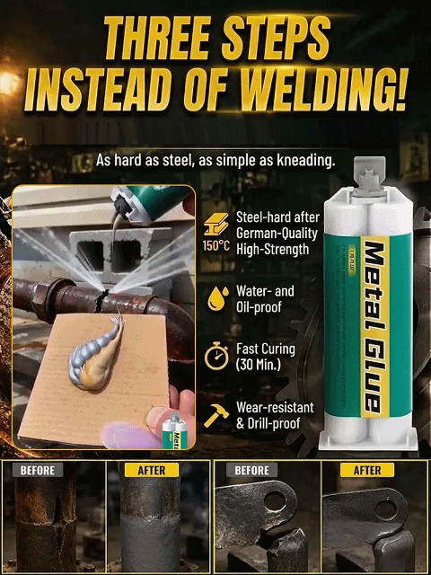 【Stop Leaks! Fix with one swipe】Waterproof and leak-proof high-strength casting adhesive