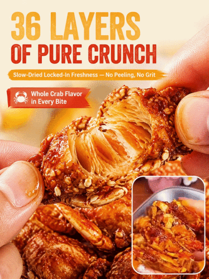 🚫 Stop Eating Junk! Try Oven-Baked Alaskan Crispy Crabs – Crunchier Than Chips!