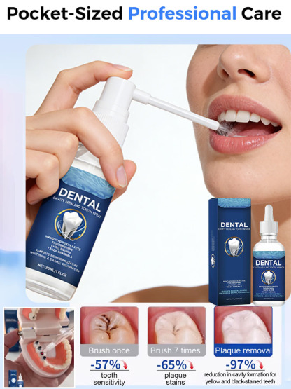 🦷 Tooth Regeneration Care Drops Powered by Shark Cartilage Protein + Hydroxyapatite  ✨Whitens teeth • Repairs enamel • Freshens breath • Supports natural tooth renewal