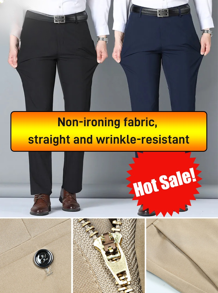 Ice Silk Stretch Men's Casual Pants