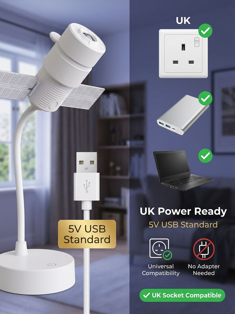 Dual-Mode Projection Night Light [Starry Sky & Ocean]