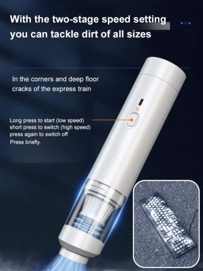 Car wireless charging vacuum cleaner