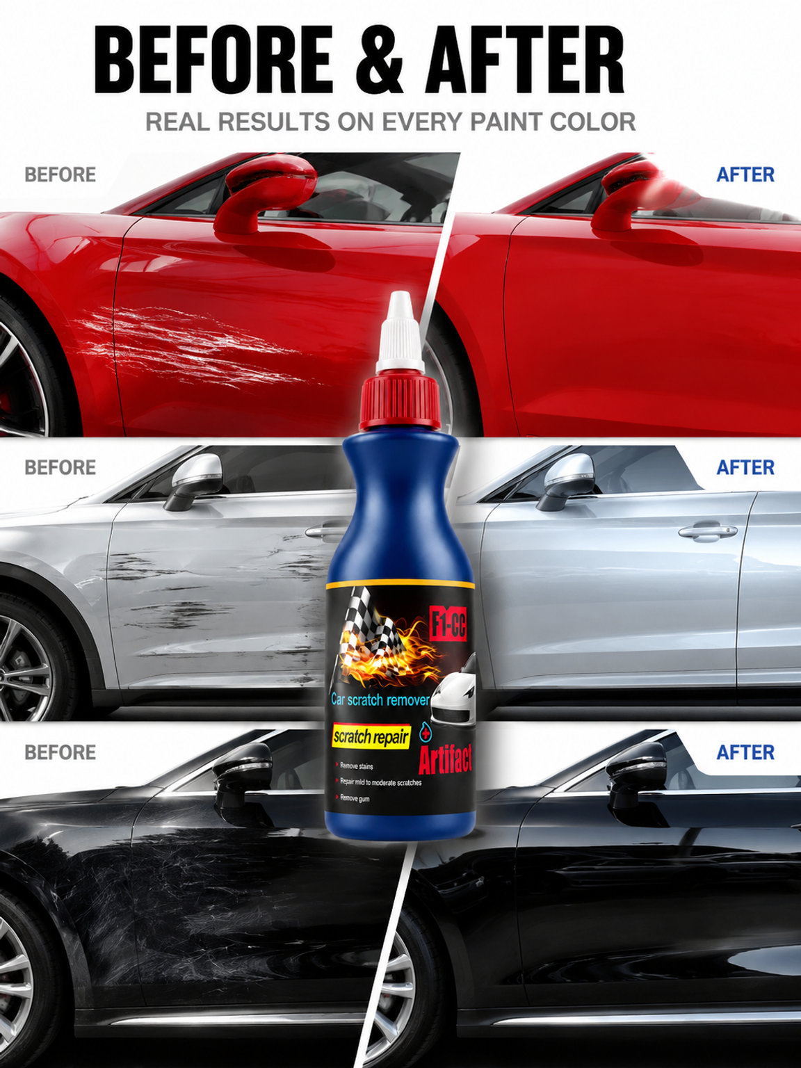 Car Scratch Repair Spray [Buy 1 Get 1 Free]