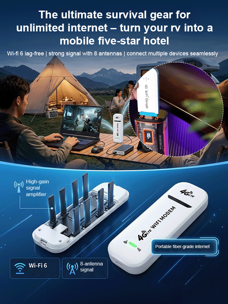 Wireless internet card adapter portable WiFi
