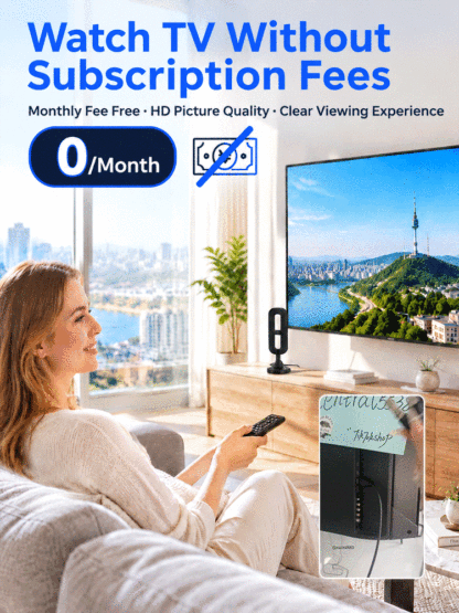 📺 X-Radar HD Antenna | 1000+ Free Channels for Life