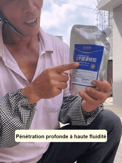 【10 secondes de séchage rapide】Colle de réparation de fissures pour toiture et sol.