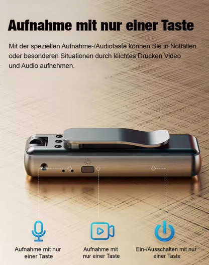 Mini-Infrarot-Nachtsichtkamera mit extrem langer Akkulaufzeit 😊 Behalten Sie auch unterwegs jederzeit den Überblick