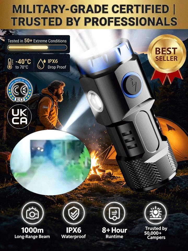 🔦 Thumb Flashlight – Military-Grade. Pocket-Sized. Unstoppable.