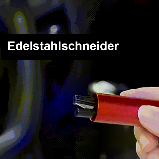 2-in-1 Auto-Notsicherheitshammer: Glasbrecher & Sicherheitsgurtschneider