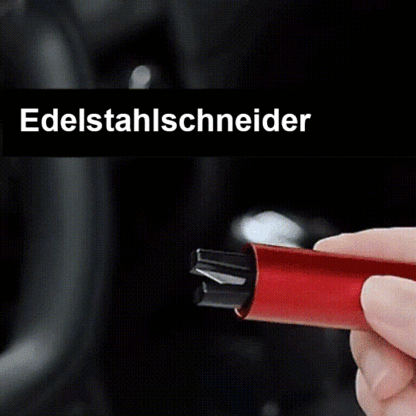 2-in-1 Auto-Notsicherheitshammer: Glasbrecher & Sicherheitsgurtschneider