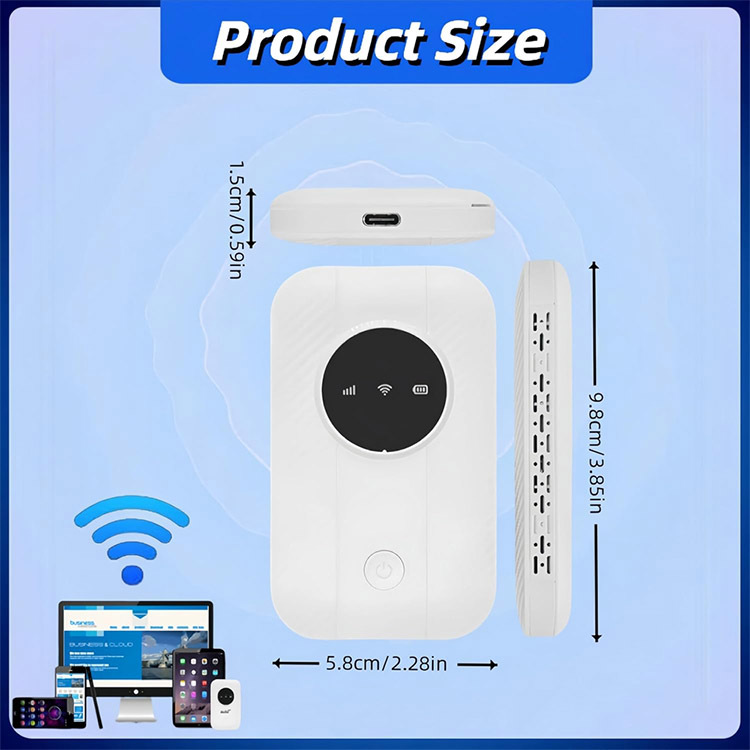 [Free Internet in Your Pocket] 5G Wi-Fi HotspotInstant Setup 🚀 No contract, no SIM card, no top-up required