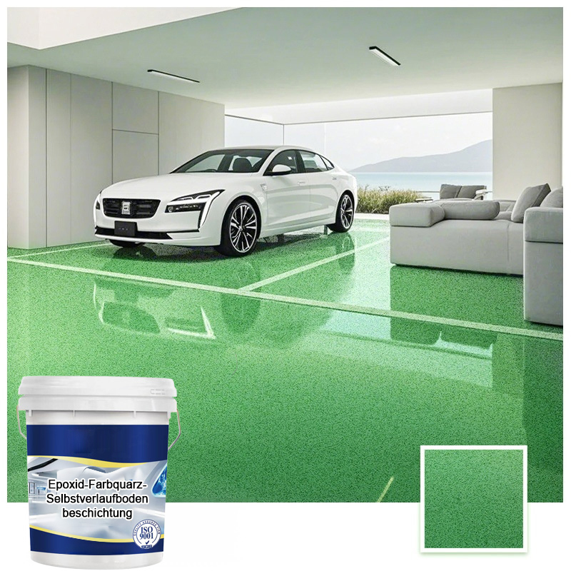 Umweltfreundliche Farbe – 1 Eimer für 100 m² ✨ In nur 2 Stunden trocken ✨ Ideal auch für staubige und sandige Böden – glatte Fliesenoptik garantiert ✨