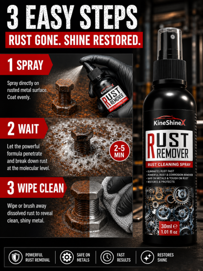 Powerful Rust Remover Spray [Removes Rust in Three Seconds]
