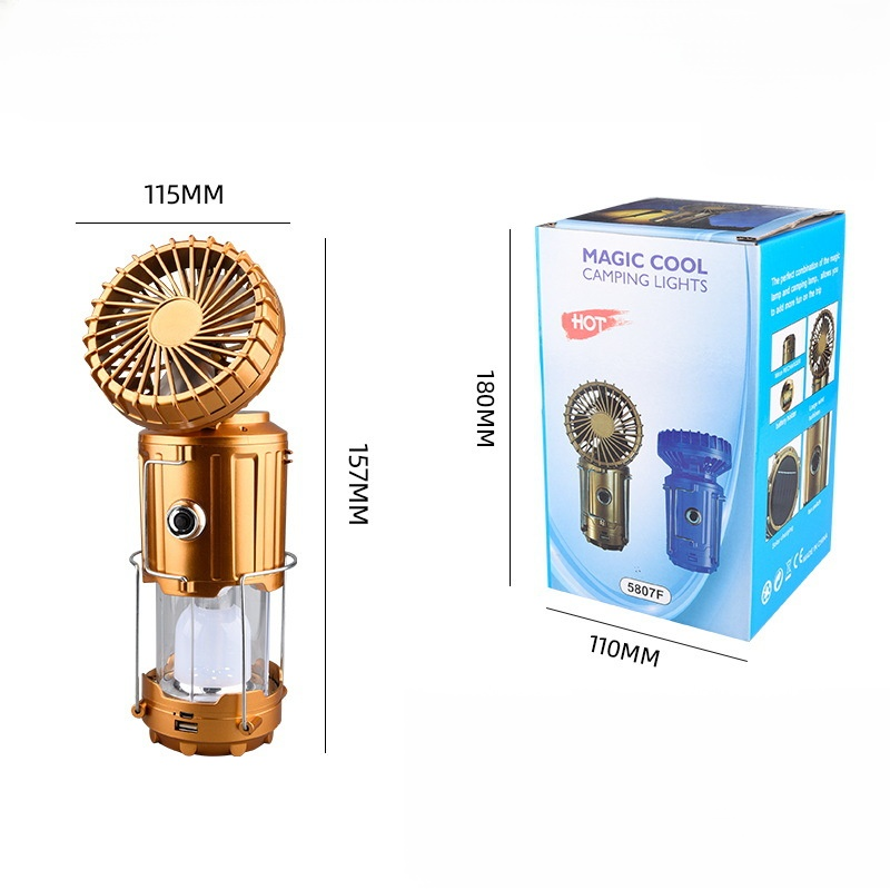 LED Fan Solar Emergency Light